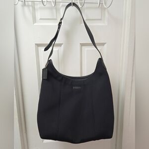 COACH 6210 Black Neoprene Large Ergo Hobo Tote • Vintage 90s/Y2K Designer Bag